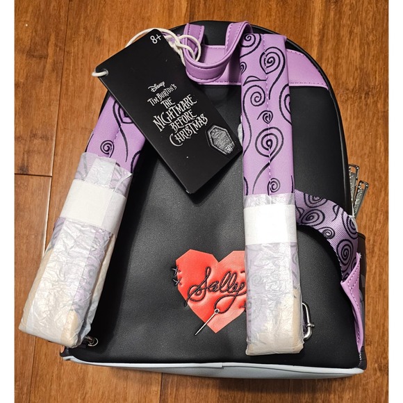 Loungefly Nightmare Before Christmas Sally Cemetery Glow Mini Backpack - Picture 7 of 10